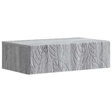 vidaXL Wall-Mounted Side Table White 59 x 34.5 x 17 cm Engineered Wood