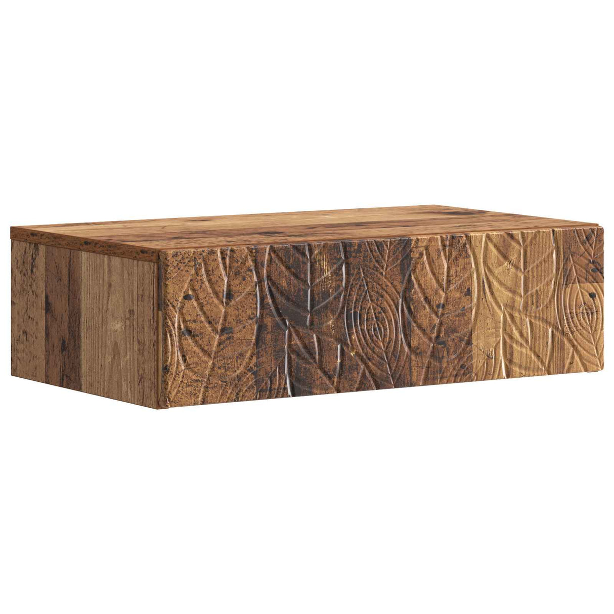 vidaXL Wall-Mounted Side Table White 59 x 34.5 x 17 cm Engineered Wood
