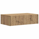 vidaXL Wall-Mounted Side Table White 59 x 34.5 x 17 cm Engineered Wood