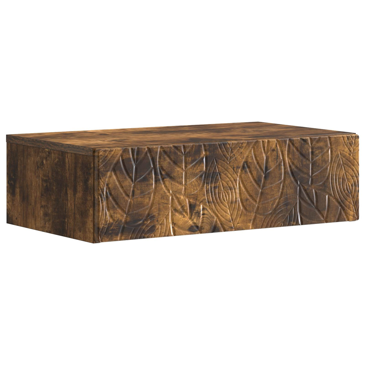 vidaXL Wall-Mounted Side Table White 59 x 34.5 x 17 cm Engineered Wood