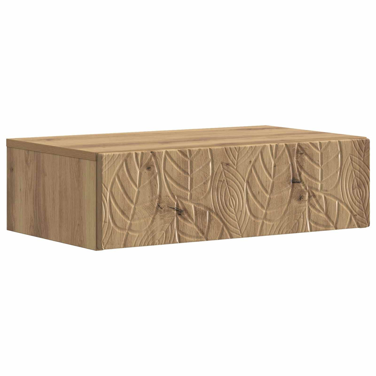 vidaXL Wall-Mounted Side Table White 59 x 34.5 x 17 cm Engineered Wood
