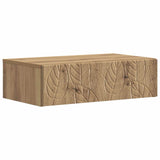 vidaXL Wall-Mounted Side Table White 59 x 34.5 x 17 cm Engineered Wood