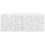 vidaXL Wall-Mounted TV Cabinet 59.5x41x30 cm White Engineered Wood