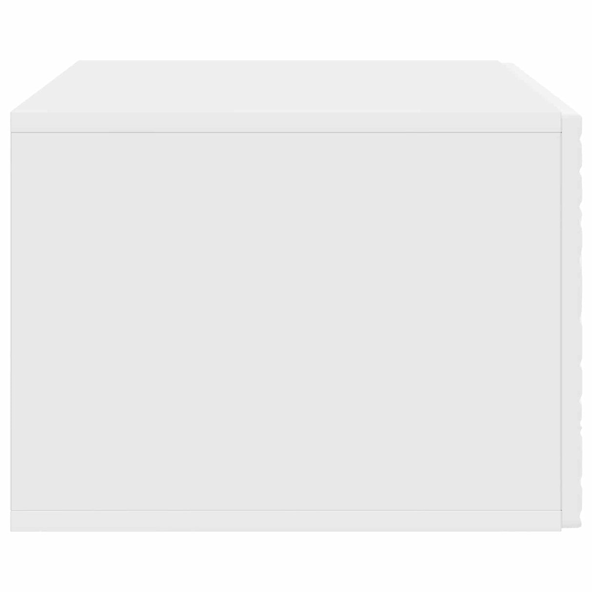 vidaXL Wall-Mounted TV Cabinet 59.5x41x30 cm White Engineered Wood