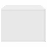 vidaXL Wall-Mounted TV Cabinet 59.5x41x30 cm White Engineered Wood