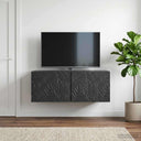 vidaXL Wall-Mounted TV Cabinet 59.5x41x30 cm White Engineered Wood