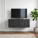 vidaXL Wall-Mounted TV Cabinet 59.5x41x30 cm White Engineered Wood
