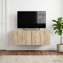 vidaXL Wall-Mounted TV Cabinet 59.5x41x30 cm White Engineered Wood