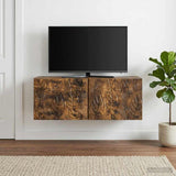 vidaXL Wall-Mounted TV Cabinet 59.5x41x30 cm White Engineered Wood