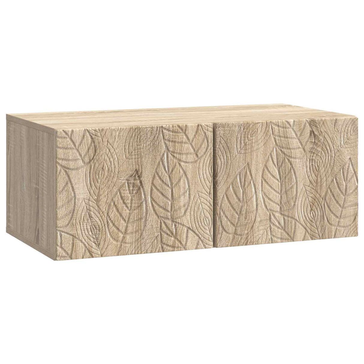 vidaXL Wall-Mounted TV Cabinet 59.5x41x30 cm White Engineered Wood