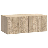 vidaXL Wall-Mounted TV Cabinet 59.5x41x30 cm White Engineered Wood