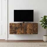 vidaXL Wall-Mounted TV Cabinet 59.5x41x30 cm White Engineered Wood