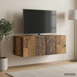 vidaXL Wall-Mounted TV Cabinet 59.5x41x30 cm White Engineered Wood