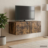 vidaXL Wall-Mounted TV Cabinet 59.5x41x30 cm White Engineered Wood
