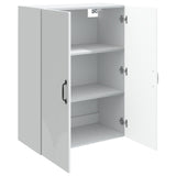 vidaXL Wandkast Wit 66 x 34,5 x 90 cm Bewerkt hout