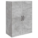 vidaXL Wandkast Wit 66 x 34,5 x 90 cm Bewerkt hout