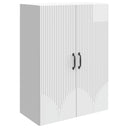 vidaXL Wandkast Wit 66 x 34,5 x 90 cm Bewerkt hout