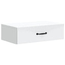 vidaXL Wall-Mounted Side Table White 59 x 34.5 x 17 cm Engineered Wood