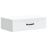 vidaXL Wall-Mounted Side Table White 59 x 34.5 x 17 cm Engineered Wood
