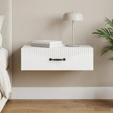 vidaXL Wall-Mounted Side Table White 59 x 34.5 x 17 cm Engineered Wood