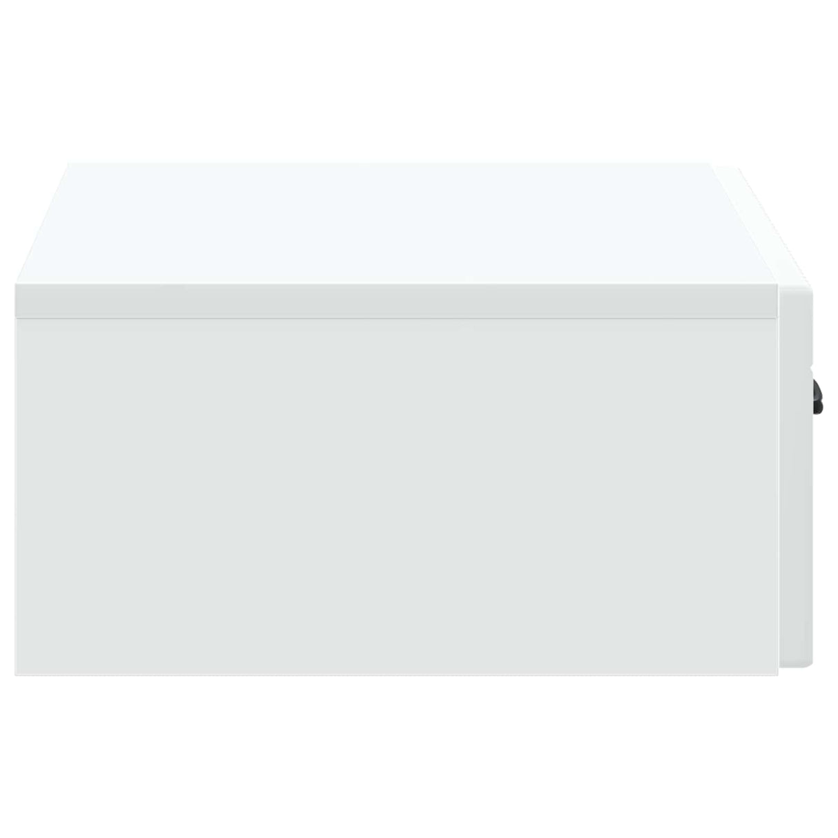 vidaXL Wall-Mounted Side Table White 59 x 34.5 x 17 cm Engineered Wood