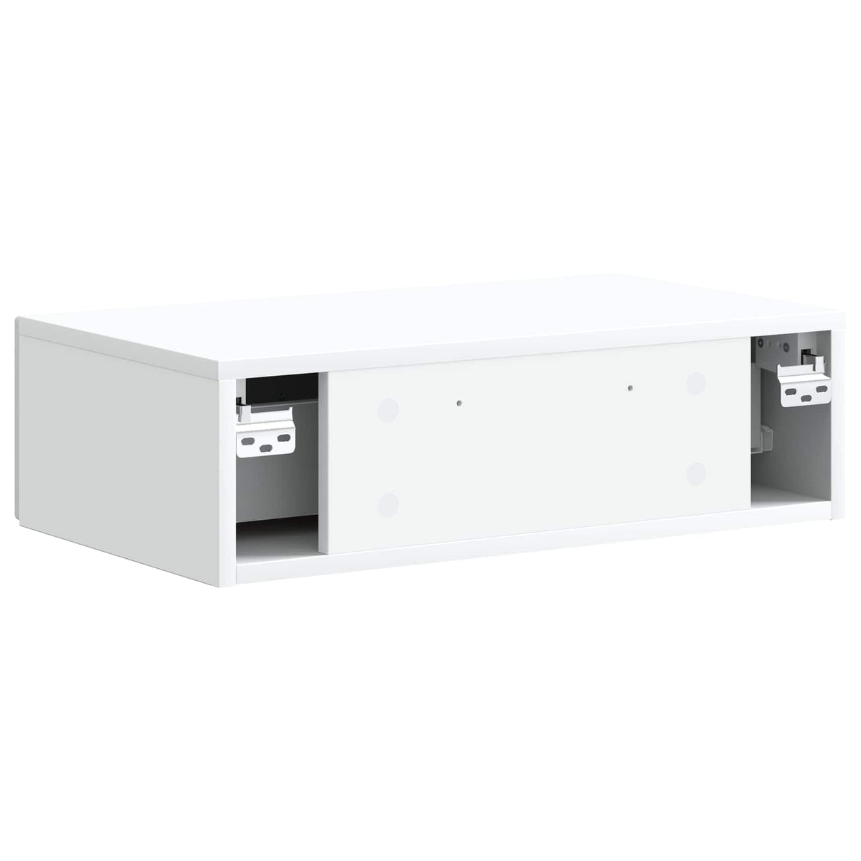 vidaXL Wall-Mounted Side Table White 59 x 34.5 x 17 cm Engineered Wood