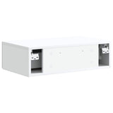 vidaXL Wall-Mounted Side Table White 59 x 34.5 x 17 cm Engineered Wood