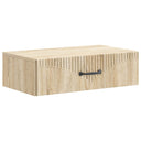 vidaXL Wall-Mounted Side Table White 59 x 34.5 x 17 cm Engineered Wood