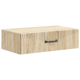 vidaXL Wall-Mounted Side Table White 59 x 34.5 x 17 cm Engineered Wood