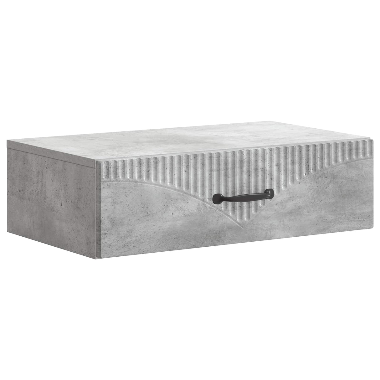 vidaXL Wall-Mounted Side Table White 59 x 34.5 x 17 cm Engineered Wood
