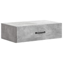 vidaXL Wall-Mounted Side Table White 59 x 34.5 x 17 cm Engineered Wood