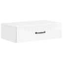vidaXL Wall-Mounted Side Table White 59 x 34.5 x 17 cm Engineered Wood