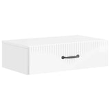 vidaXL Wall-Mounted Side Table White 59 x 34.5 x 17 cm Engineered Wood