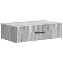 vidaXL Wall-Mounted Side Table White 59 x 34.5 x 17 cm Engineered Wood