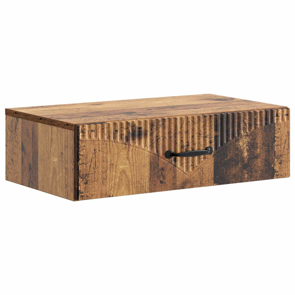 vidaXL Wall-Mounted Side Table White 59 x 34.5 x 17 cm Engineered Wood