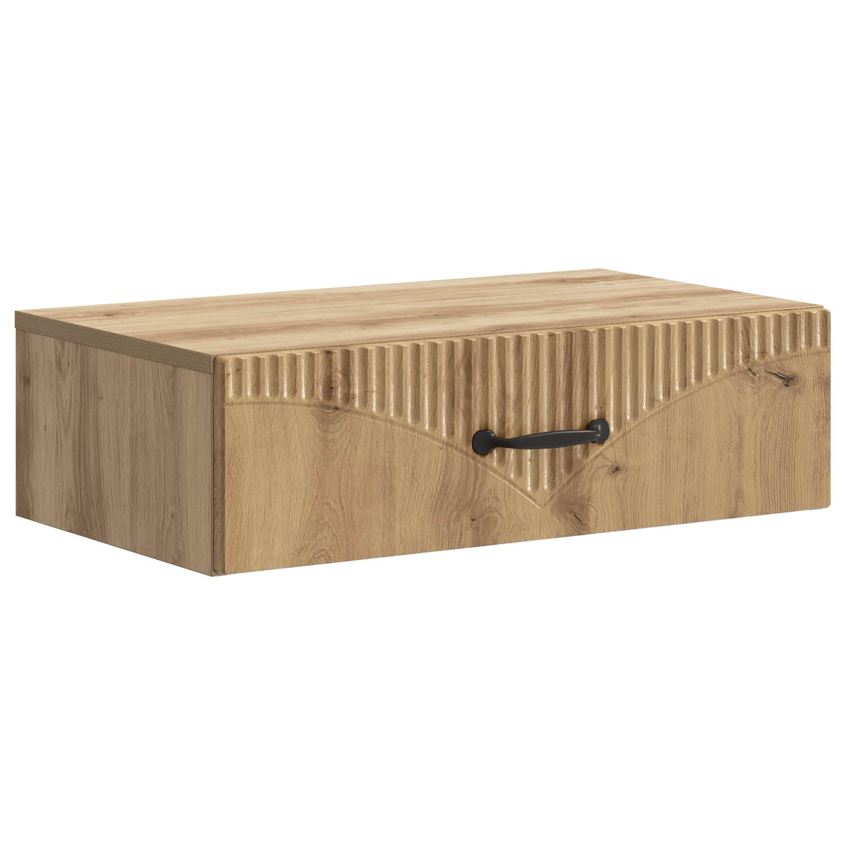 vidaXL Wall-Mounted Side Table White 59 x 34.5 x 17 cm Engineered Wood