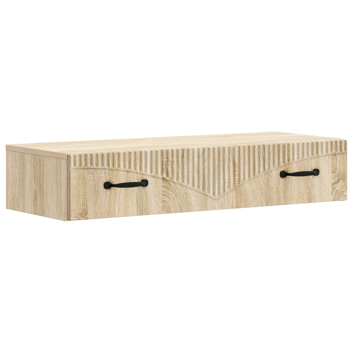 vidaXL Wall-Mounted Side Table White 59 x 34.5 x 17 cm Engineered Wood