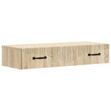 vidaXL Wall-Mounted Side Table White 59 x 34.5 x 17 cm Engineered Wood