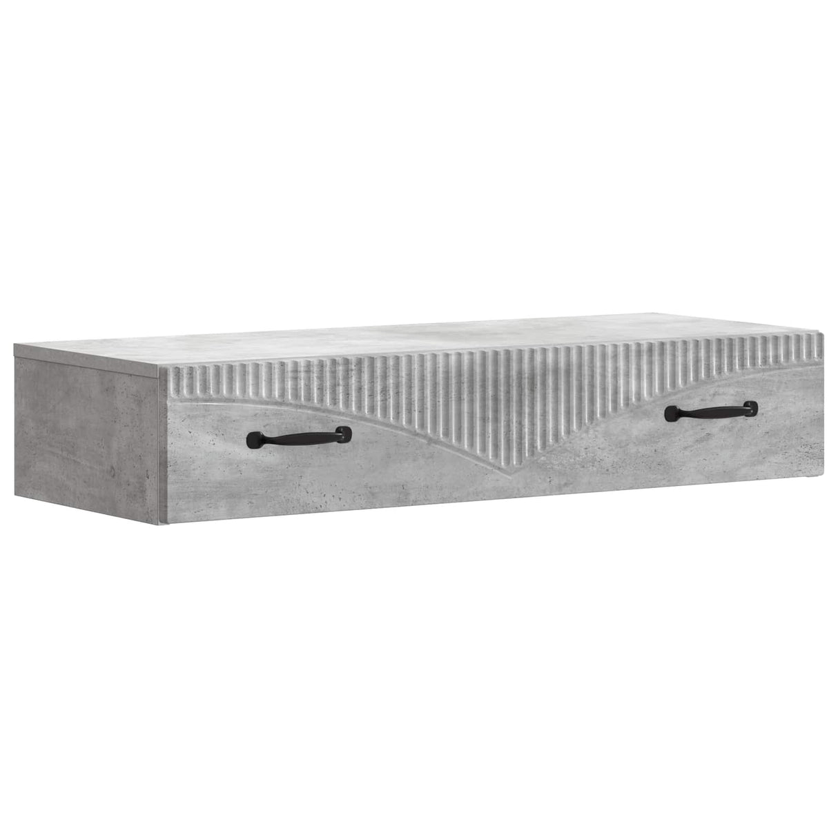 vidaXL Wall-Mounted Side Table White 59 x 34.5 x 17 cm Engineered Wood