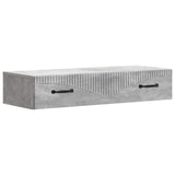 vidaXL Wall-Mounted Side Table White 59 x 34.5 x 17 cm Engineered Wood