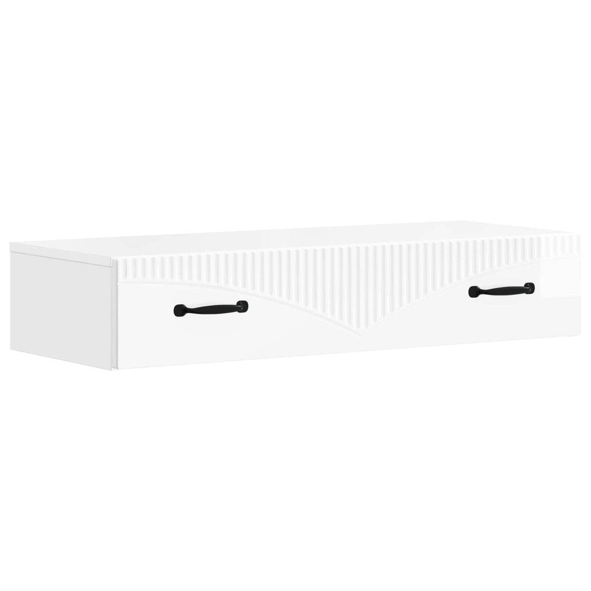 vidaXL Wall-Mounted Side Table White 59 x 34.5 x 17 cm Engineered Wood