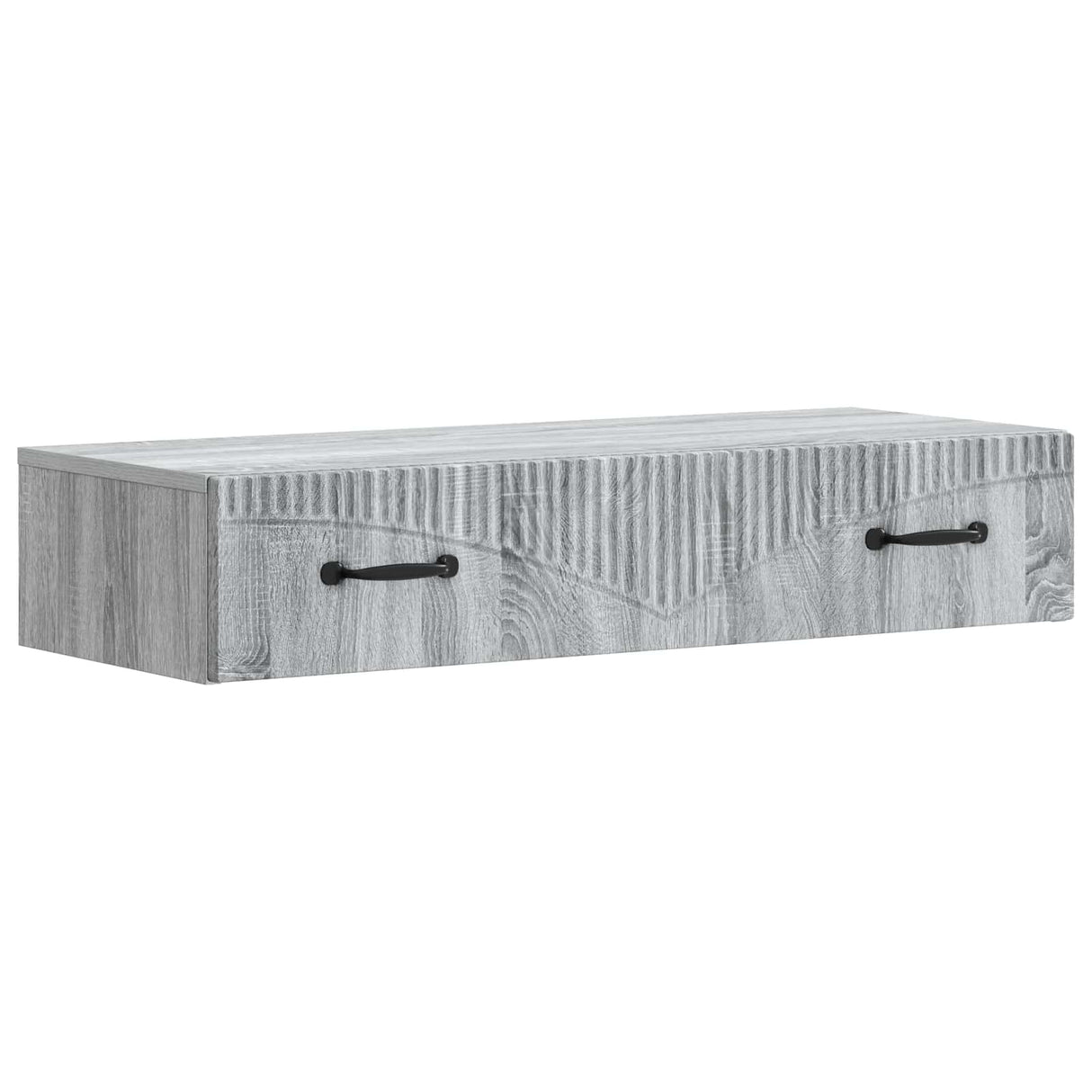 vidaXL Wall-Mounted Side Table White 59 x 34.5 x 17 cm Engineered Wood