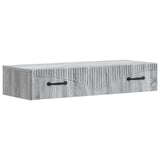 vidaXL Wall-Mounted Side Table White 59 x 34.5 x 17 cm Engineered Wood