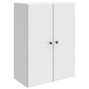 vidaXL Wandkast Wit 66 x 34,5 x 90 cm Bewerkt hout