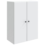 vidaXL Wandkast Wit 66 x 34,5 x 90 cm Bewerkt hout