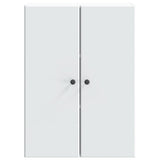 vidaXL Wandkast Wit 66 x 34,5 x 90 cm Bewerkt hout