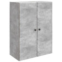 vidaXL Wandkast Wit 66 x 34,5 x 90 cm Bewerkt hout