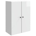 vidaXL Wandkast Wit 66 x 34,5 x 90 cm Bewerkt hout