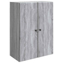vidaXL Wandkast Wit 66 x 34,5 x 90 cm Bewerkt hout