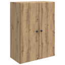vidaXL Wandkast Wit 66 x 34,5 x 90 cm Bewerkt hout